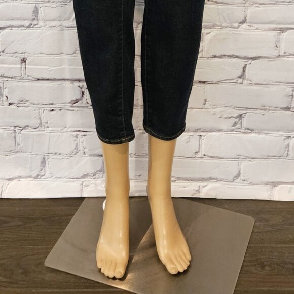 J. CREW - Lookout high rise skinny dark wash blue jeans - Picture 6 of 11